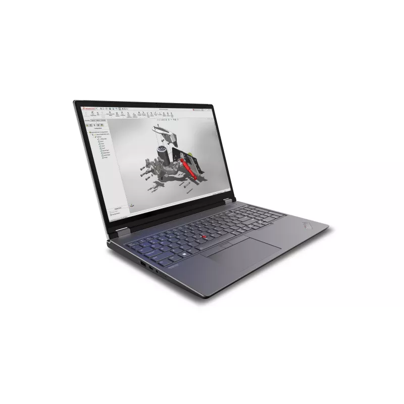 Lenovo ThinkPad P16 Gen 2 Intel® Core™ i7 i7-14700HX Estación de trabajo móvil 40,6 cm (16 inch) WQXGA 64 GB DDR5-SDRAM 1 TB SSD NVIDIA RTX 3500 Ada Wi-Fi 6E (802.11ax) Windows 11 Pro Inglés Gris, Negro
