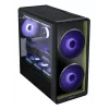 Caja para PC Lian Li Lancool 217 INF Midi Tower — Negra, compatibilidad EATX/ATX/Micro‑ATX/Mini‑ITX, 2x120mm frontal, 1x140mm trasero, 1×3,5 inch + 8×2,5 inch, cristal templado