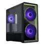 Caja para PC Lian Li Lancool 217 INF Midi Tower — Negra, compatibilidad EATX/ATX/Micro‑ATX/Mini‑ITX, 2x120mm frontal, 1x140mm trasero, 1×3,5