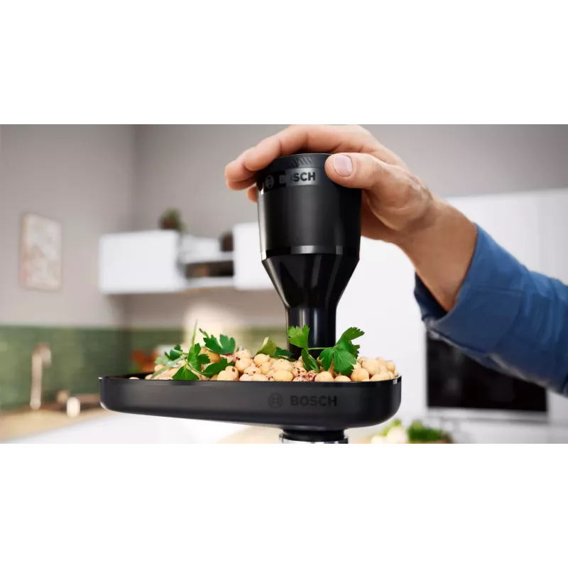 Bosch Serie 6 Picadora de carne 2100 W Negra, Plata