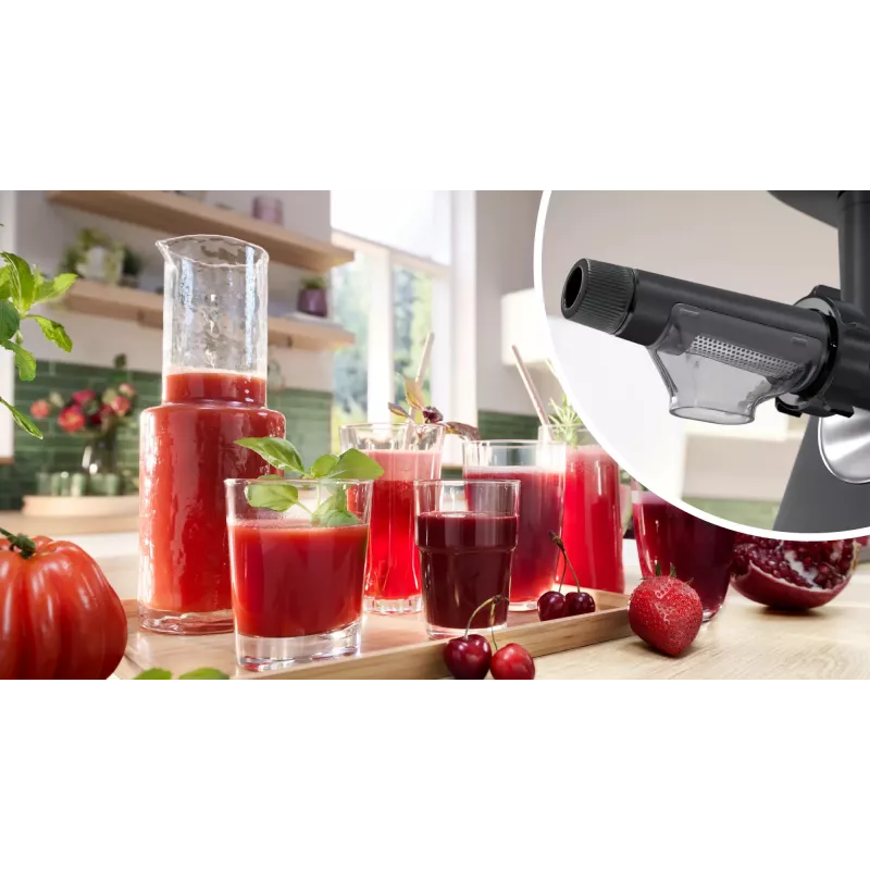 Bosch Serie 6 Picadora de carne 2100 W Negra, Plata