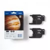 Brother LC1240BKBP2 paquete doble de cartuchos de tinta, 2 x negro, 600 páginas