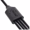 InLine Cable de carga en Y USB 4en1, 1x USB-A macho a 4x USB-C macho, Negro 1 m