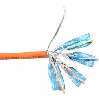InLine Cable de instalación sólido 250MHz S/STP Cat.6 CU AWG23 libre de halógenos 100m