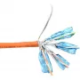 InLine Cable de instalación sólido 250MHz S/STP Cat.6 CU AWG23 libre de halógenos 100m