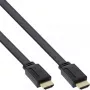 InLine Cable plano HDMI High Speed con Ethernet dorado negro 5m