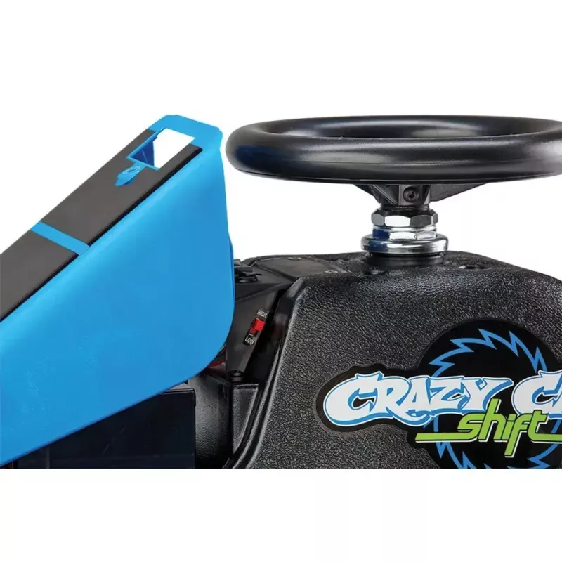 Kart de derrape eléctrico Razor Crazy Cart Shift, azul, 12 V, litio