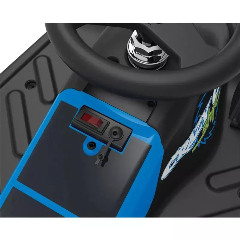 Kart de derrape eléctrico Razor Crazy Cart Shift, azul, 12 V, litio