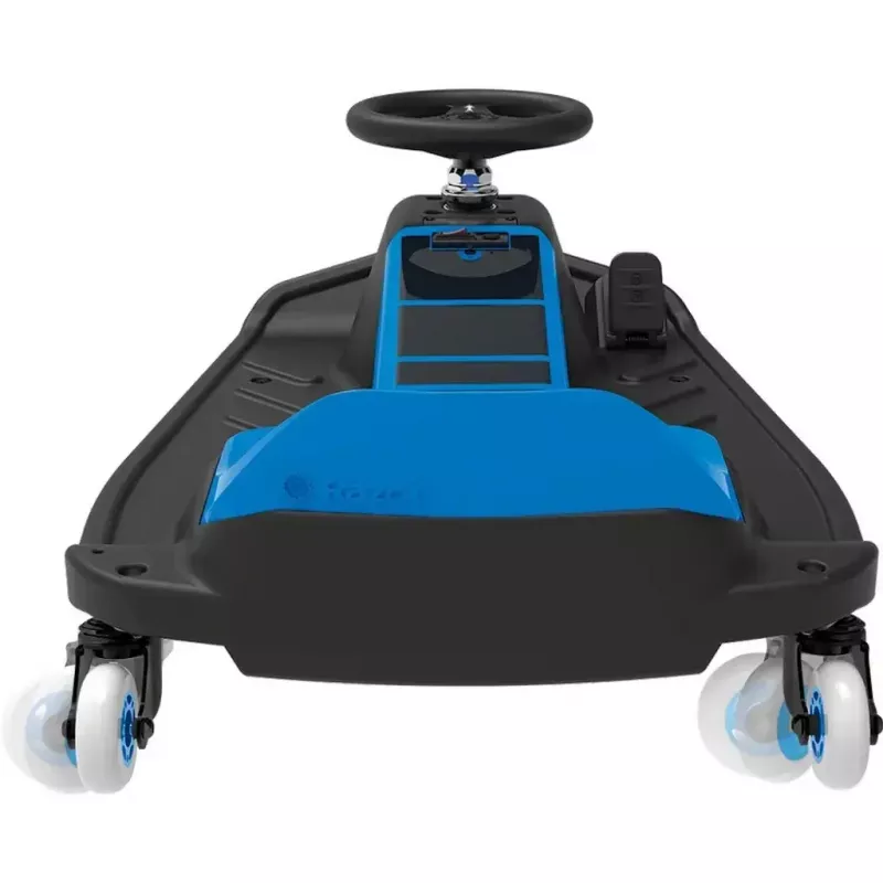 Kart de derrape eléctrico Razor Crazy Cart Shift, azul, 12 V, litio