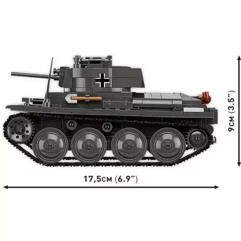 Set de construcción Cobi Blocks Panzer 38 VZ.38 690 elementos – kit de construcción a escala