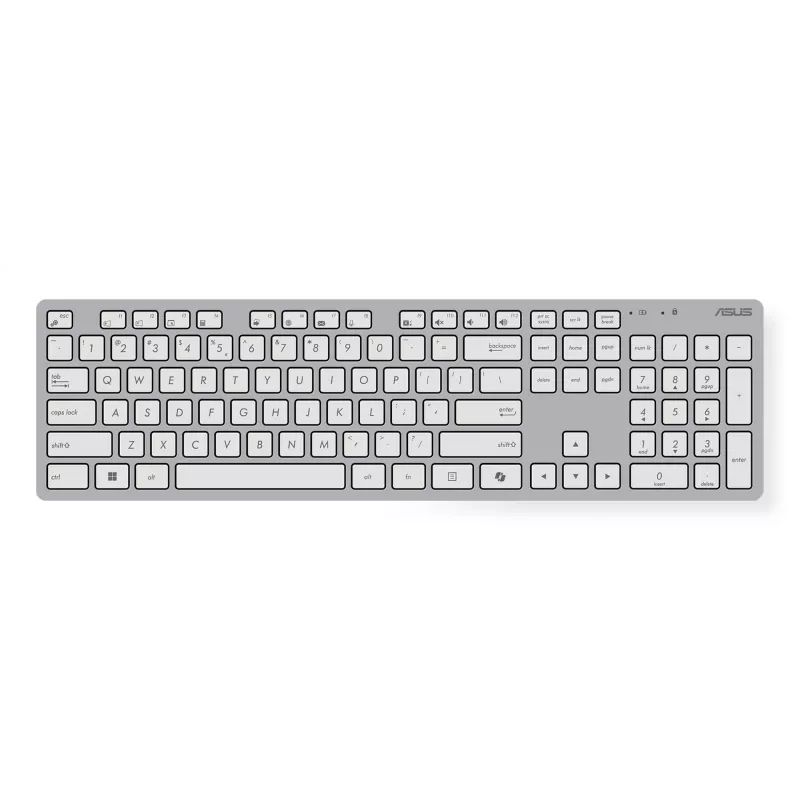 ASUS W5000 conjunto inalámbrico de ratón y teclado incluye teclado y ratón universal RF inalámbrico blanco