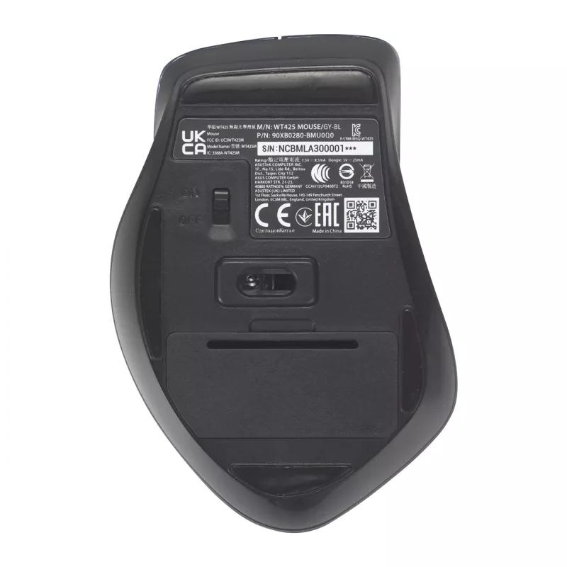 Ratón ASUS WT425 oficina diestro RF inalámbrico óptico 1600 DPI
