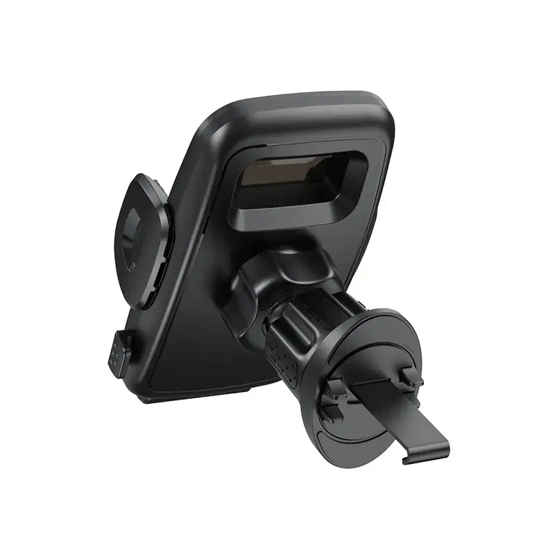 Soporte para rejilla de ventilación del coche Crong Carclip Air Vent (para móviles), negro/carbono