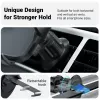Soporte para rejilla de ventilación del coche Crong Carclip Air Vent (para móviles), negro/carbono