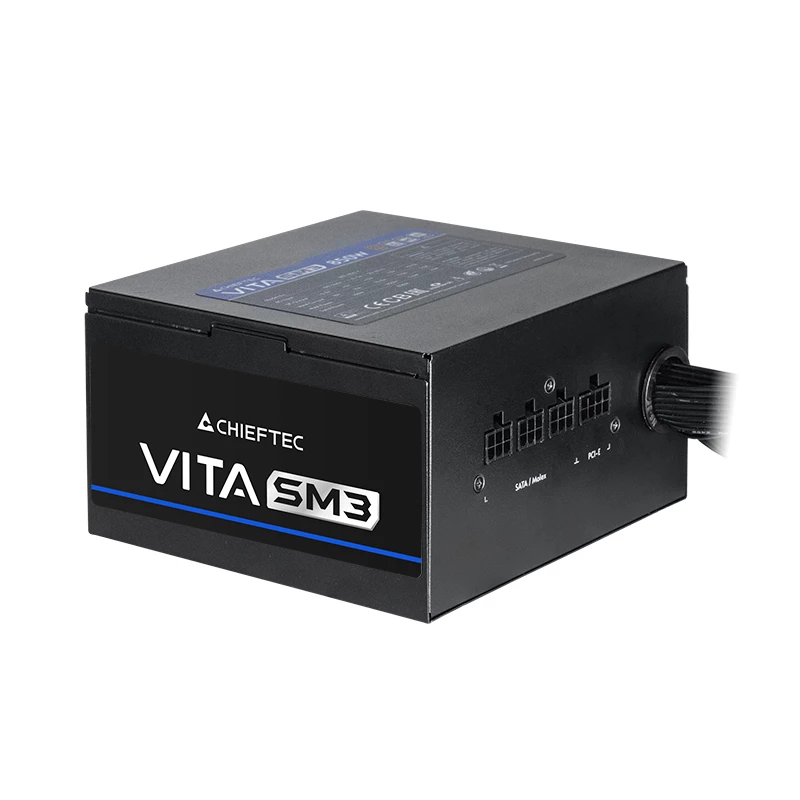 Fuente de alimentación CHIEFTEC Vita BPX-650-C 650 W, 20+4 pin ATX, 80 PLUS Bronze, negro