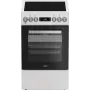 Whirlpool W5V5LCW Cocina independiente placa eléctrica vitrocerámica negra, blanca