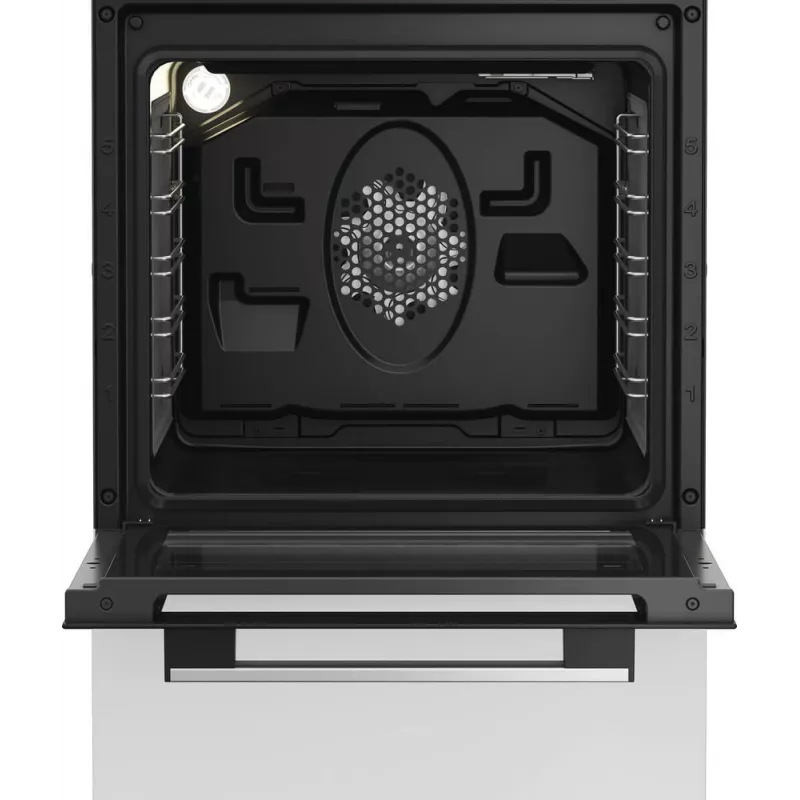 Whirlpool W5V5LCW Cocina independiente placa eléctrica vitrocerámica negra, blanca