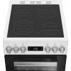 Whirlpool W5V5LCW Cocina independiente placa eléctrica vitrocerámica negra, blanca
