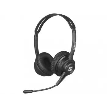 Sandberg auriculares inalámbricos ANC+ENC, inalámbricos, música/uso diario, 20–20000 Hz, 230 g, headset, negro