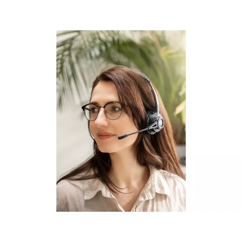 Sandberg auriculares inalámbricos ANC+ENC, inalámbricos, música/uso diario, 20–20000 Hz, 230 g, headset, negro