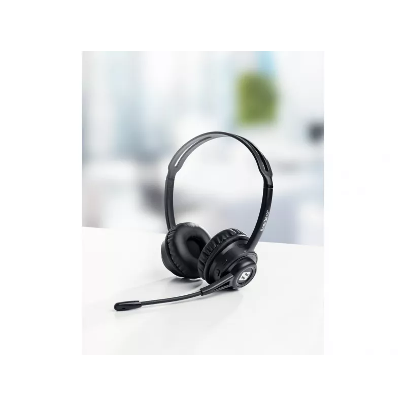Sandberg auriculares inalámbricos ANC+ENC, inalámbricos, música/uso diario, 20–20000 Hz, 230 g, headset, negro