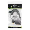 Techly Cable de vídeo HDMI a DVI-D M/M 3m ICOC HDMI-D-030, 3 m, HDMI, DVI-D, conector macho, conector macho, dorado