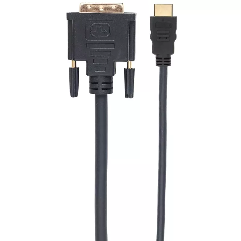 Techly Cable de vídeo HDMI a DVI-D M/M 3m ICOC HDMI-D-030, 3 m, HDMI, DVI-D, conector macho, conector macho, dorado