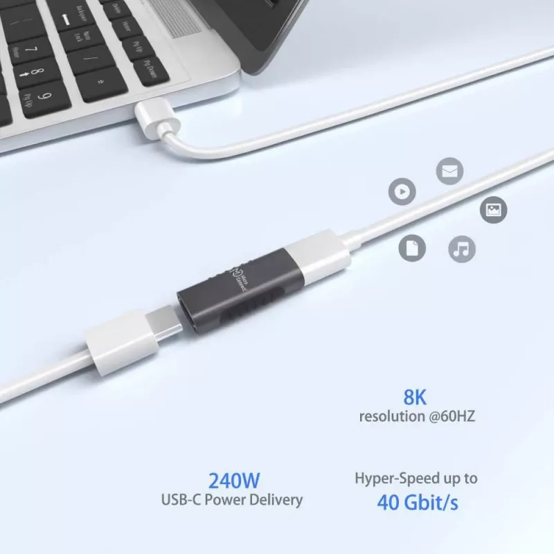 Microconnect USB3.2CFFA Adaptador de cable USB C Negro