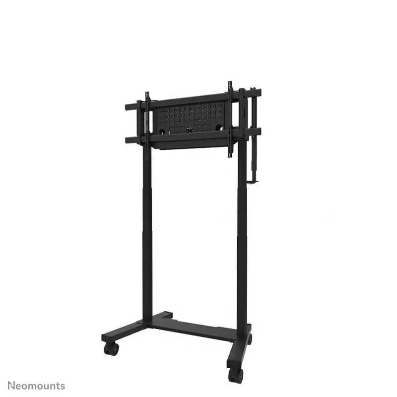 Soporte de TV Neomounts FL55-975BL1 motorizado para pantallas de 75–115 inch, acero, negro, máx. 160 kg, altura 2154 mm