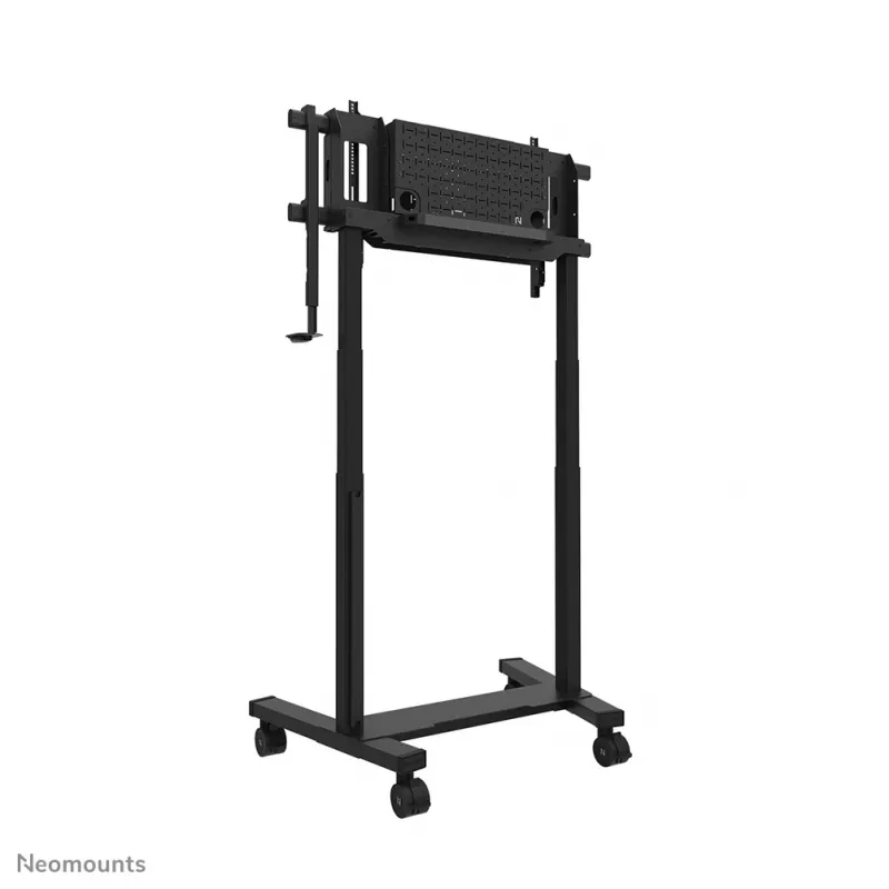 Soporte de TV Neomounts FL55-975BL1 motorizado para pantallas de 75–115 inch, acero, negro, máx. 160 kg, altura 2154 mm