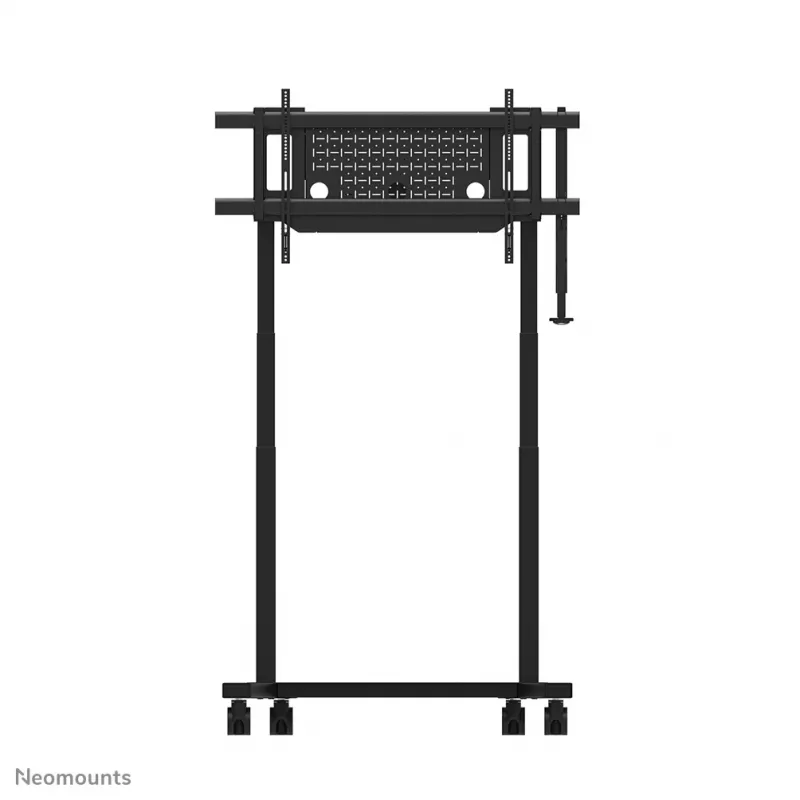 Soporte de TV Neomounts FL55-975BL1 motorizado para pantallas de 75–115 inch, acero, negro, máx. 160 kg, altura 2154 mm