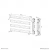 Neomounts AFL55-975BL Kit de extensión VESA 86-115