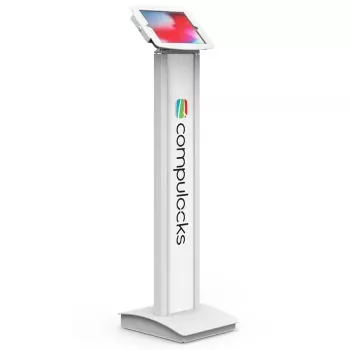 Soporte para tablet Compulocks VESA Brandable Floor Stand Blanco