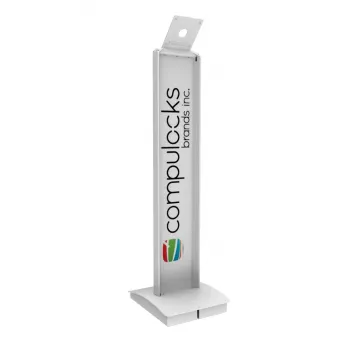Soporte para tablet Compulocks VESA Brandable Floor Stand Blanco