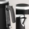 Hervidor de agua Tefal KI6668E0 — 1,7 l, 2400 W, carcasa de acero inoxidable, negro