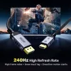 Cable DisplayPort Unitek C1626GY01-3M 3 m, DisplayPort 2.1 conector macho–conector macho, 80 Gbit/s, HDR, HDCP 2.2, contactos dorados