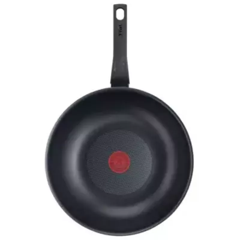 Sartén wok/salteado Tefal Simply Clean B5671953, 28 cm, Aluminio, revestimiento antiadherente de titanio, Thermo-Spot