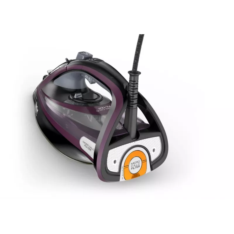 Plancha de vapor Tefal Ultimate Pure FV9835 — 3000 W, 55 g/min de vapor continuo, 240 g/min de golpe de vapor, depósito de agua de 0,35 l, cable de 2,5 m, sistema antical