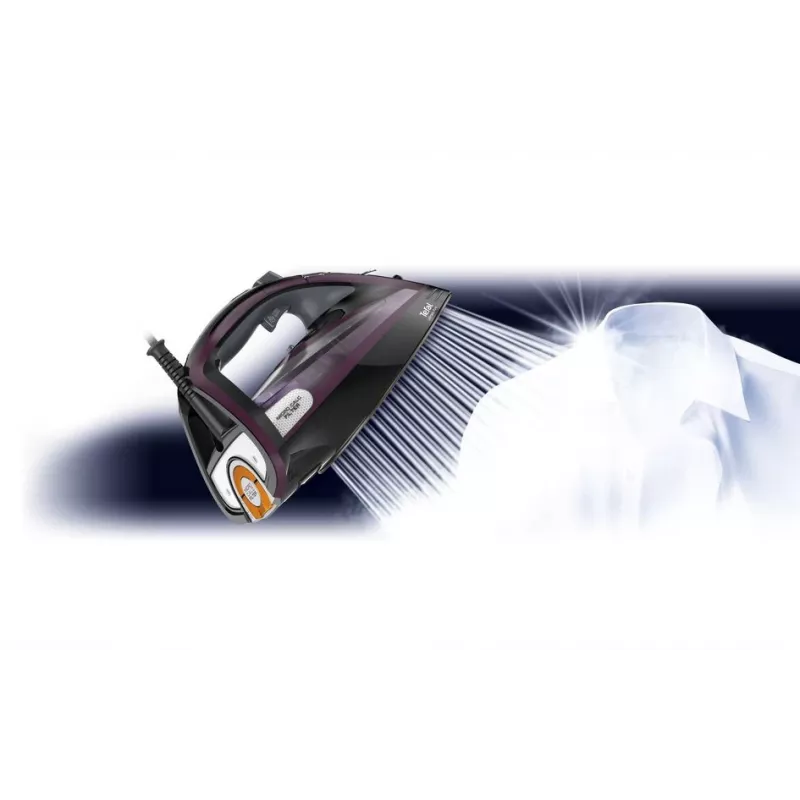 Plancha de vapor Tefal Ultimate Pure FV9835 — 3000 W, 55 g/min de vapor continuo, 240 g/min de golpe de vapor, depósito de agua de 0,35 l, cable de 2,5 m, sistema antical