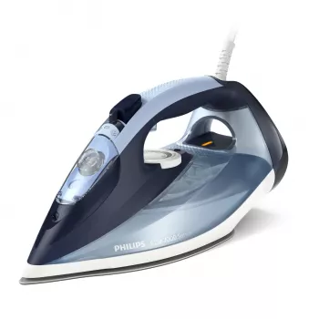 Plancha de vapor Philips DST7020/20 — 2800 W, suela SteamGlide Plus, 50 g/min de vapor continuo, 250 g/min de golpe de vapor, depósito de agua de 0,3 l, azul