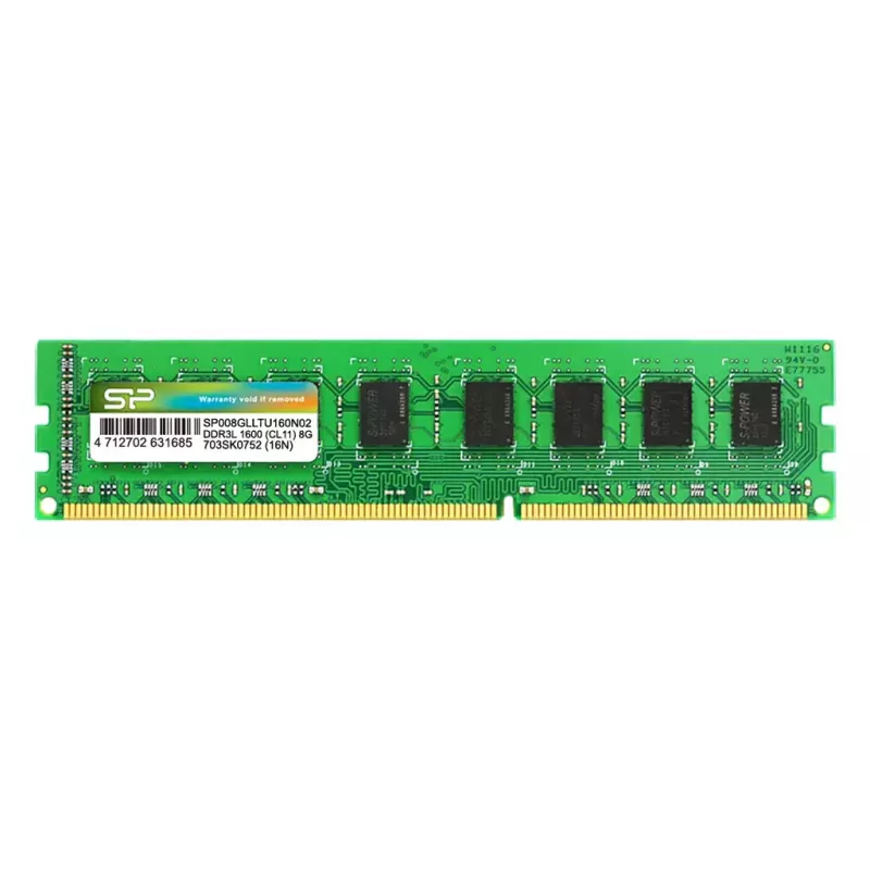 Memoria RAM Silicon Power DDR3 8GB (1x8GB) 1600MHz CL11 1.35V Low Voltage UDIMM