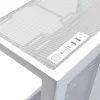 Caja de PC Full-Tower MODECOM Volcano SPACE XL ARGB FULL TOWER 5F Blanca — ATX, cristal templado, ARGB, USB-C