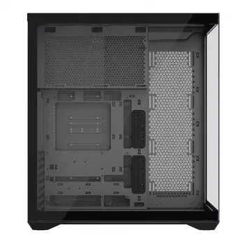 Caja de PC Full-Tower MODECOM Volcano SPACE XL NF — Negra, cristal templado, ARGB, compatible con micro-ATX, GPU de hasta 44 cm, bahías 3×3,5