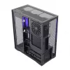 Caja de PC Full-Tower MODECOM Volcano SPACE XL NF — Negra, cristal templado, ARGB, compatible con micro-ATX, GPU de hasta 44 cm, bahías 3×3,5