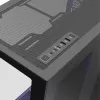 Caja de PC Full-Tower MODECOM Volcano SPACE XL NF — Negra, cristal templado, ARGB, compatible con micro-ATX, GPU de hasta 44 cm, bahías 3×3,5