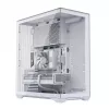 Caja de PC Full-Tower MODECOM Volcano SPACE XL FULL TOWER NF Blanca — ARGB, cristal templado, 8 ranuras de expansión, GPU de hasta 440 mm