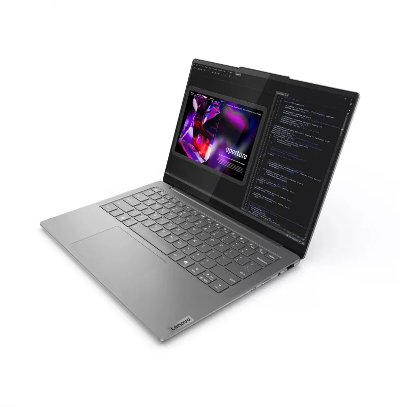Portátil Lenovo Yoga Slim 7 14IMH9 Intel Core Ultra 5 125H 35,6 cm (14 inch) WUXGA 16 GB LPDDR5x-SDRAM 512 GB SSD Wi-Fi 6E (802.11ax) Windows 11 Home Alemán Gris