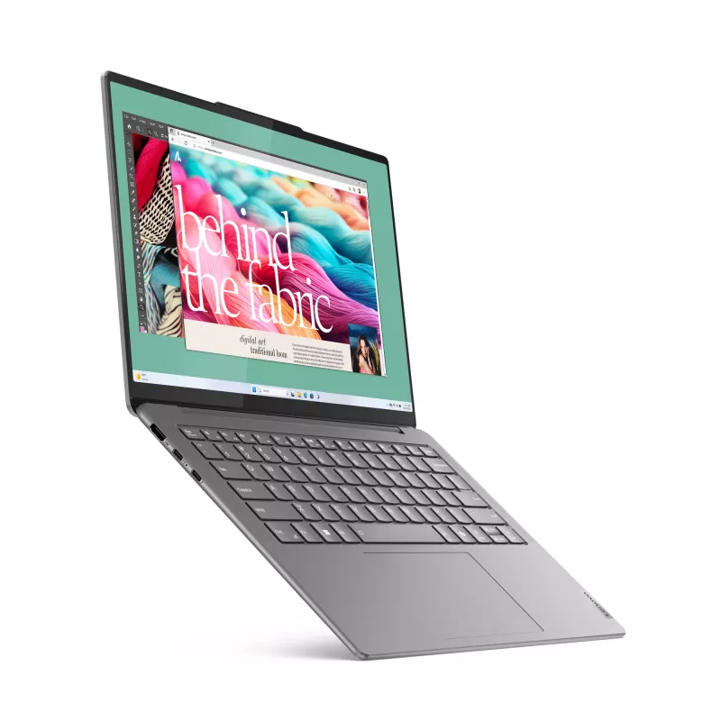 Portátil Lenovo Yoga Slim 7 14IMH9 Intel Core Ultra 5 125H 35,6 cm (14 inch) WUXGA 16 GB LPDDR5x-SDRAM 512 GB SSD Wi-Fi 6E (802.11ax) Windows 11 Home Alemán Gris