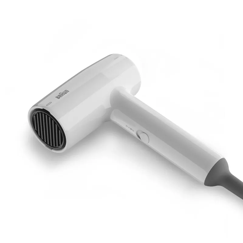 Secador de pelo BRAUN HD1.55 — 1800 W, 2 niveles de calor, Cool shot, cable de 1,8 m, Blanco