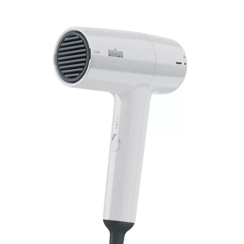 Secador de pelo BRAUN HD1.55 — 1800 W, 2 niveles de calor, Cool shot, cable de 1,8 m, Blanco